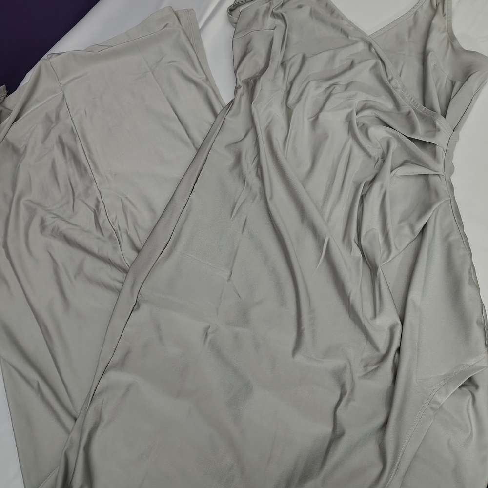 Elegant Gray Women's Dress